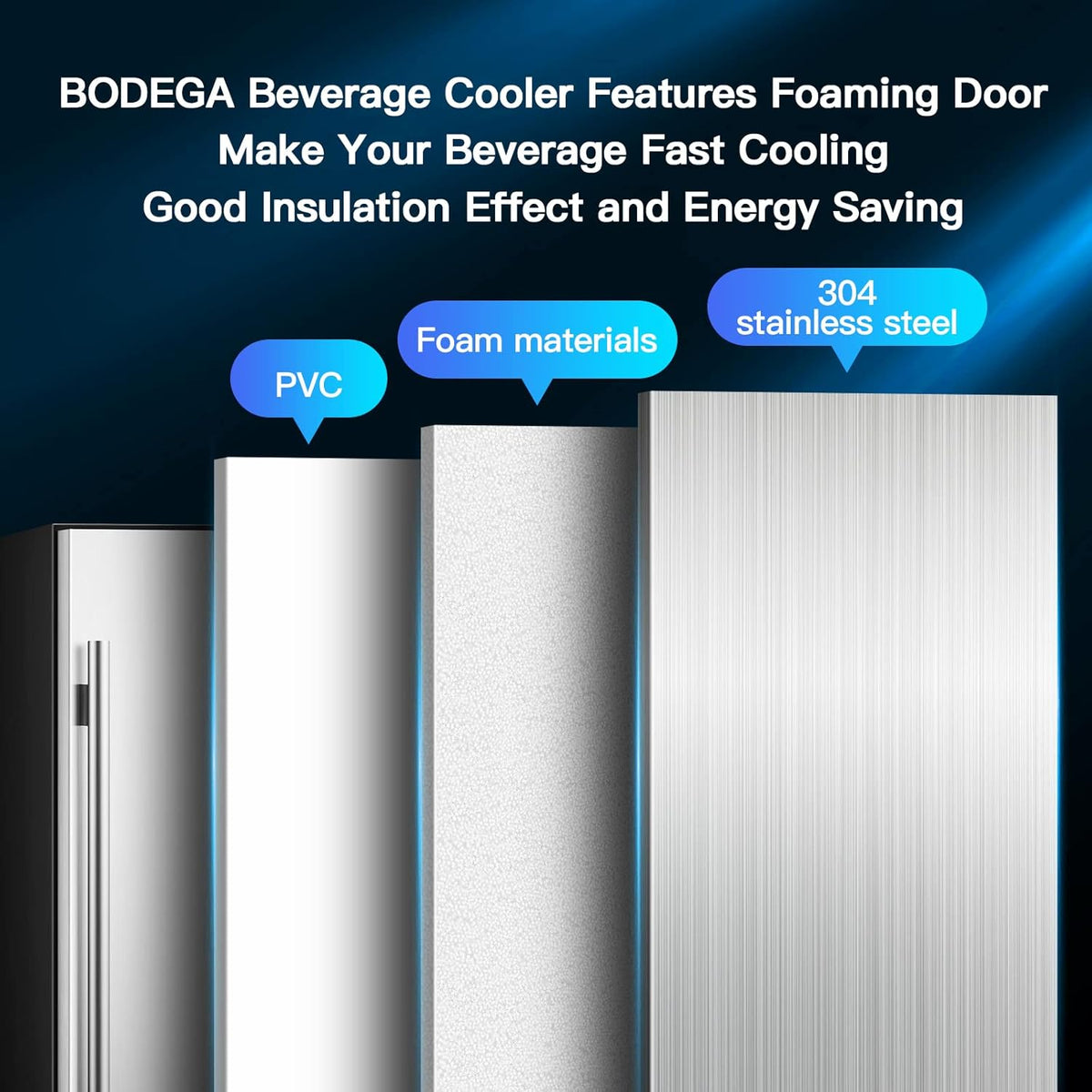 15 Inch Stainless Steel Beverage Cooler 100 Cans G67138