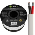 14AWG Tinned OFC Copper Marine Grade Speaker Cable, White 100ft E4570