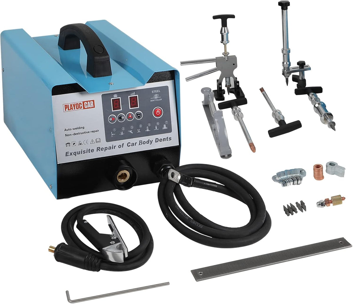 110V 3800A Stud Welding Machine 7 Modes Car Body Dents Repair Tool Kit H33319