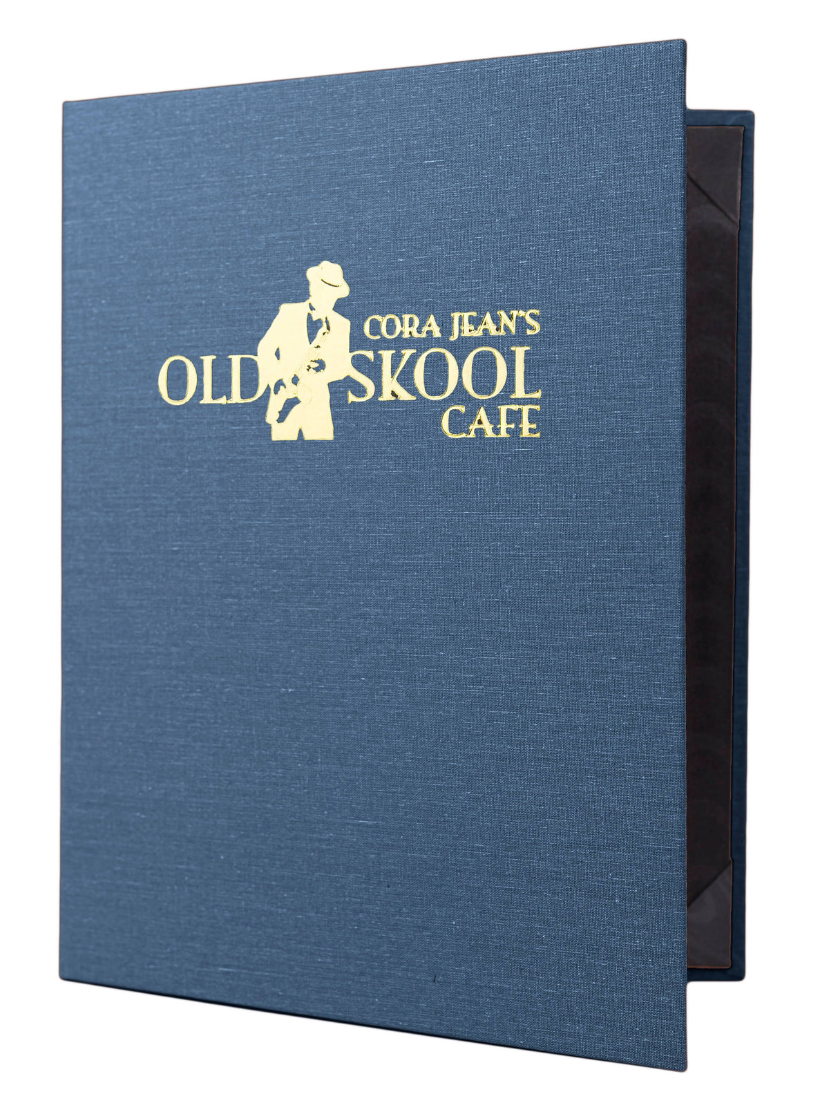 4 View Book Style Casebound Menu, 8.5 x 11 Letter Size K5628
