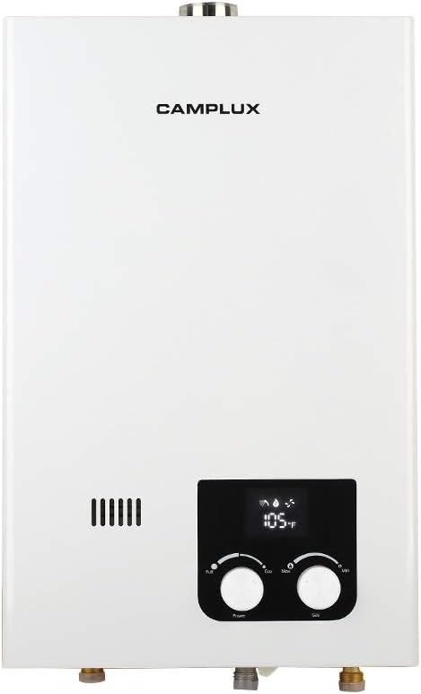Tankless Natural Gas Water Heater, 2.64 GPM, Black I714