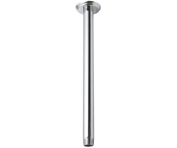 18x22 Traditional Ceiling Shower Arm - White A47827