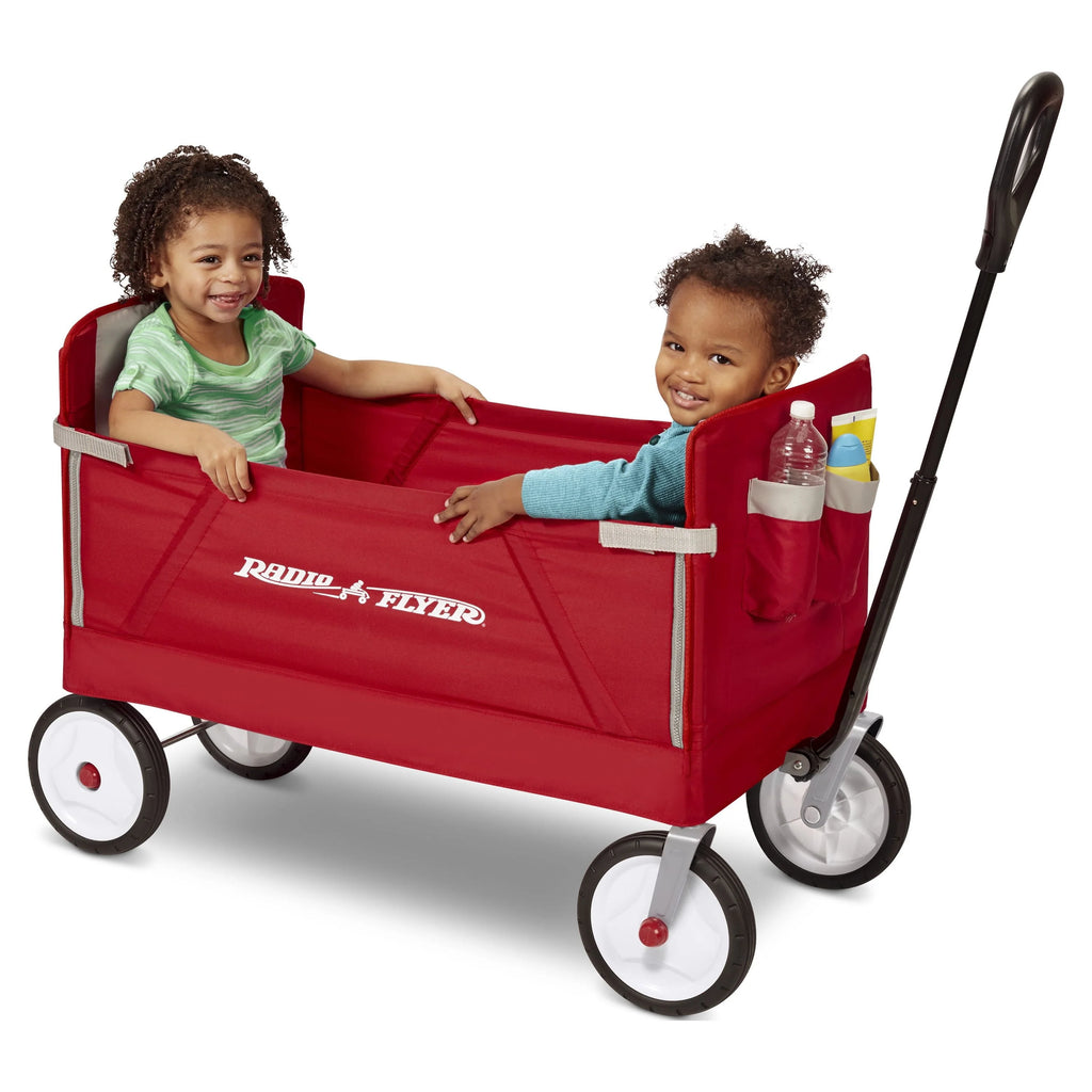3-in-1 EZ Fold Wagon with Padded Seat and Seat Belts S888562