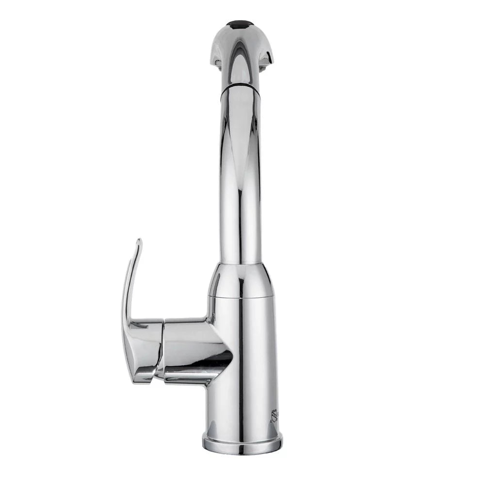 Chrome Single Hole Pull-Out Kitchen Faucet O167