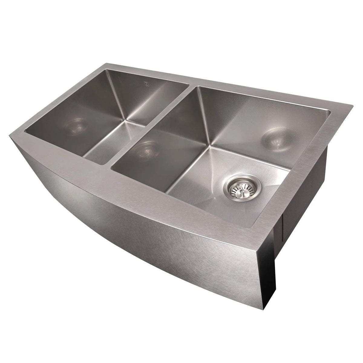 36 in. Double Bowl Stainless Steel Kitchen Sink with Bottom Grid L24826