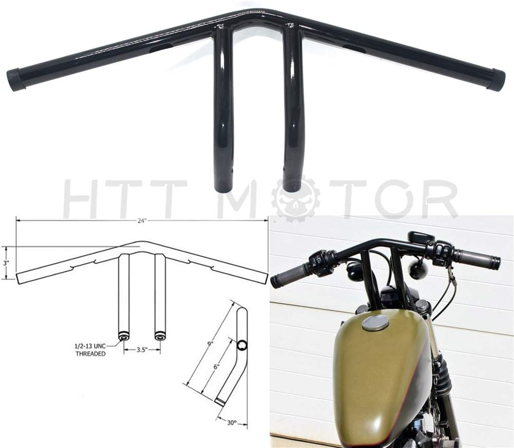 Black Hollow Out Handlebars E499827
