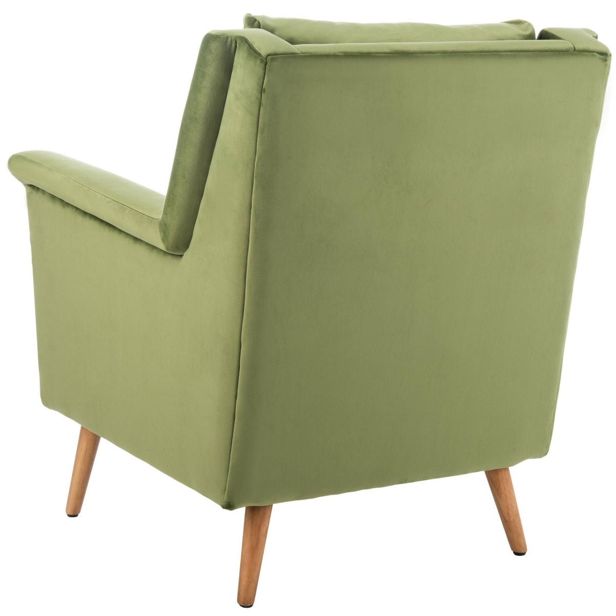 Olive Velvet Arm Chair Y2092