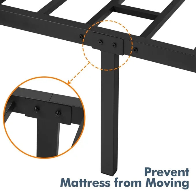 Metal Twin Size Bed Frame V8026
