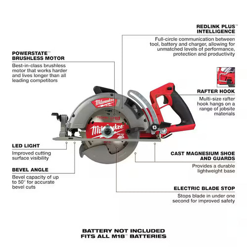 18V Cordless 7-1/4 in. Circular Saw with Jig Saw Y7033