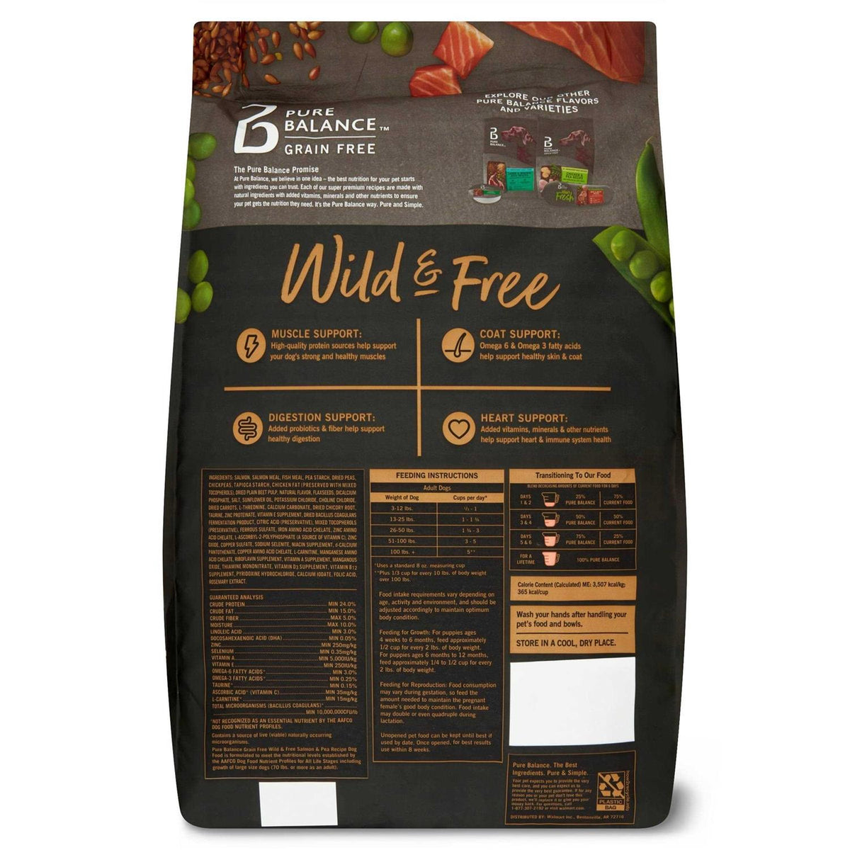 Salmon & Pea Recipe Dry Dog Food Q16159