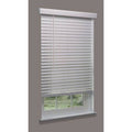 Cordless Faux Wood Blind, white, 23-1/2x22w x 5 R312