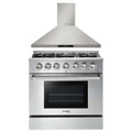 36 Gas Range & Range Hood W20893