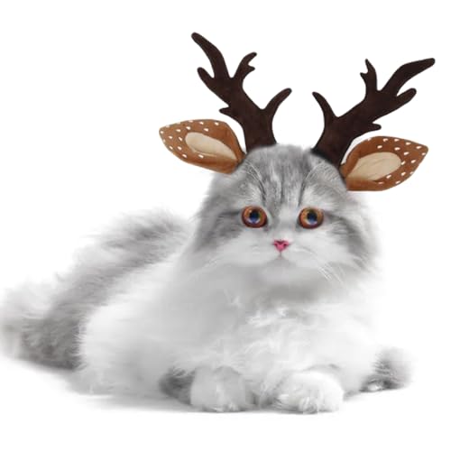 Adjustable Dog Antlers Headband Costume N5795