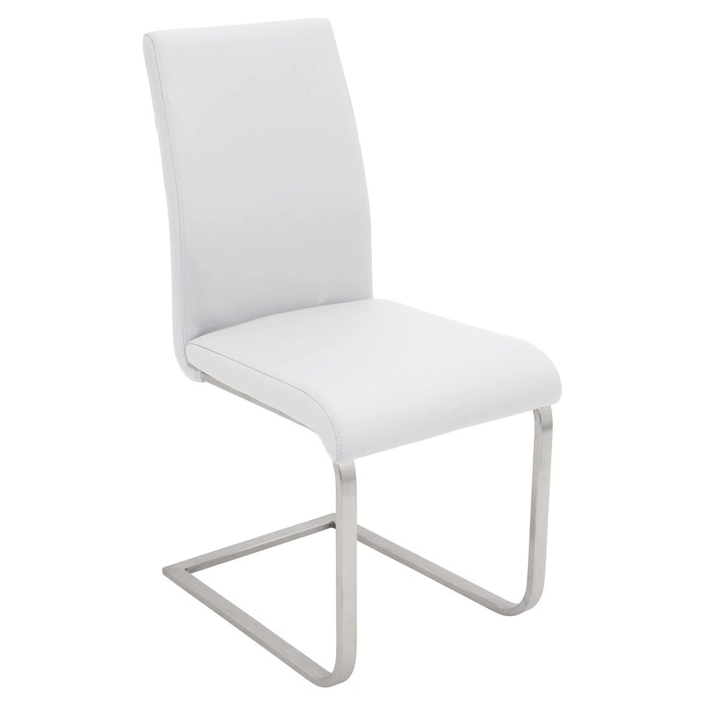 Set Of 2 White Dining Chair N75072