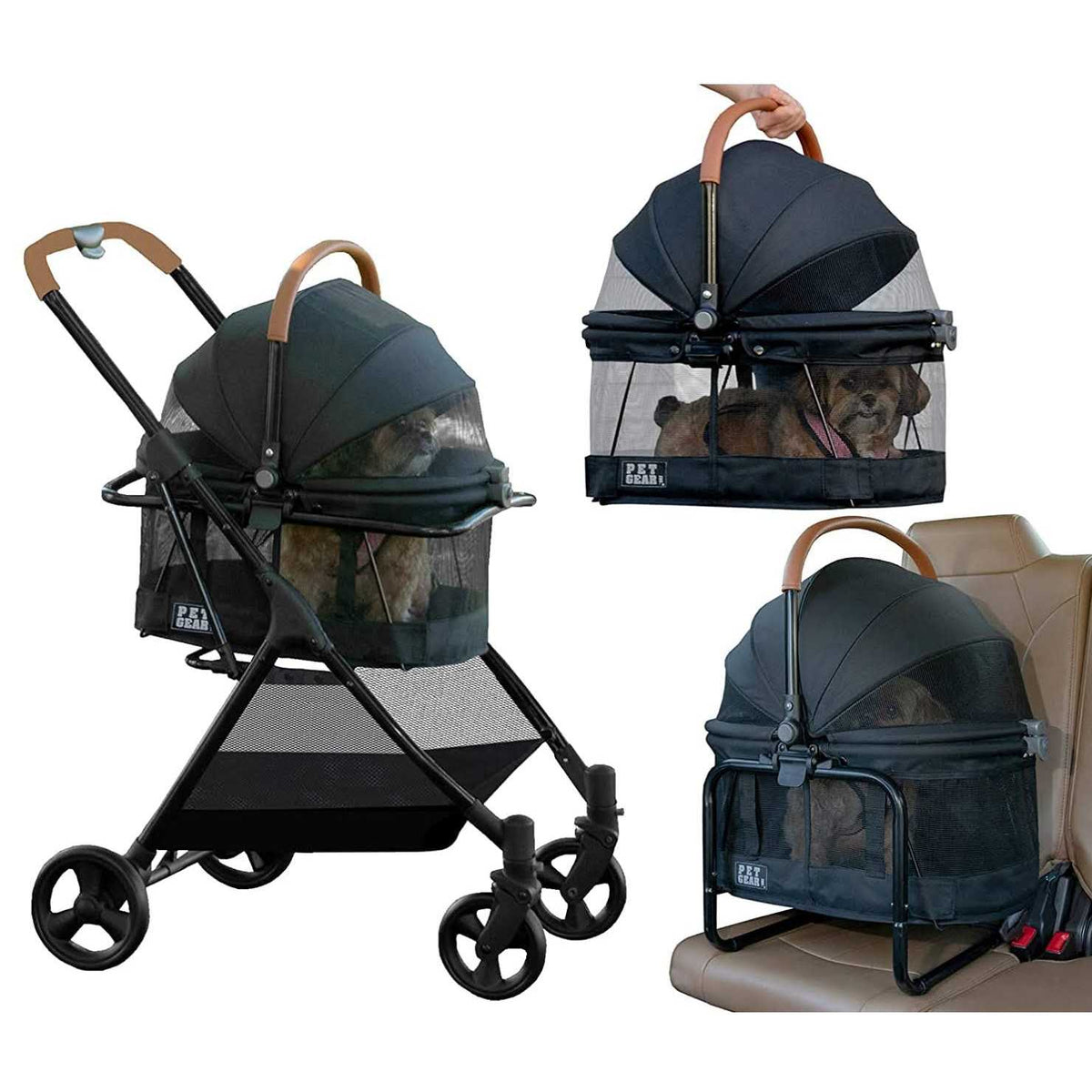 Pet Stroller, Booster and Carrier Travel System O432