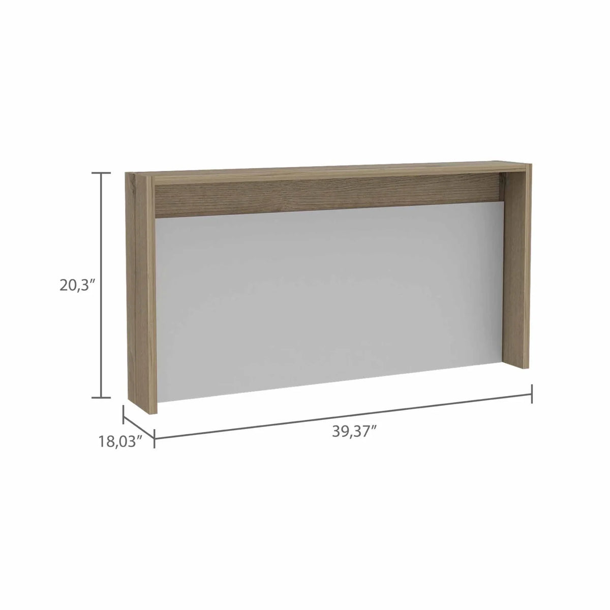 White Natural Folding Floating Desk D837184