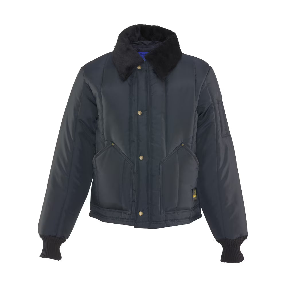 Navy Insulated Arctic Jacket with Fleece Collar G4758