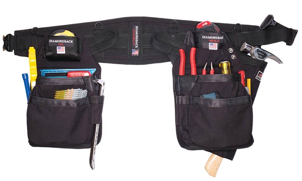 Black Medium Carpenter Tool Belt G337