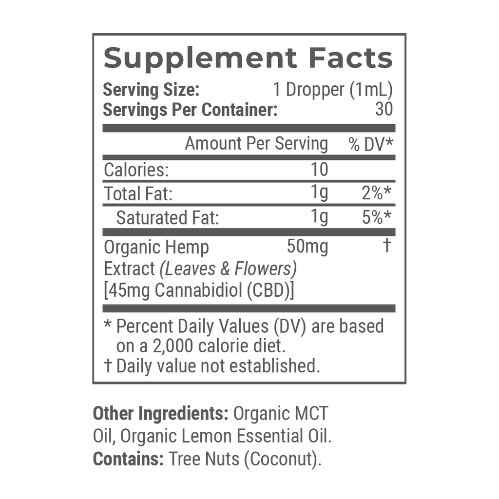 Organic CBD Tincture A4141
