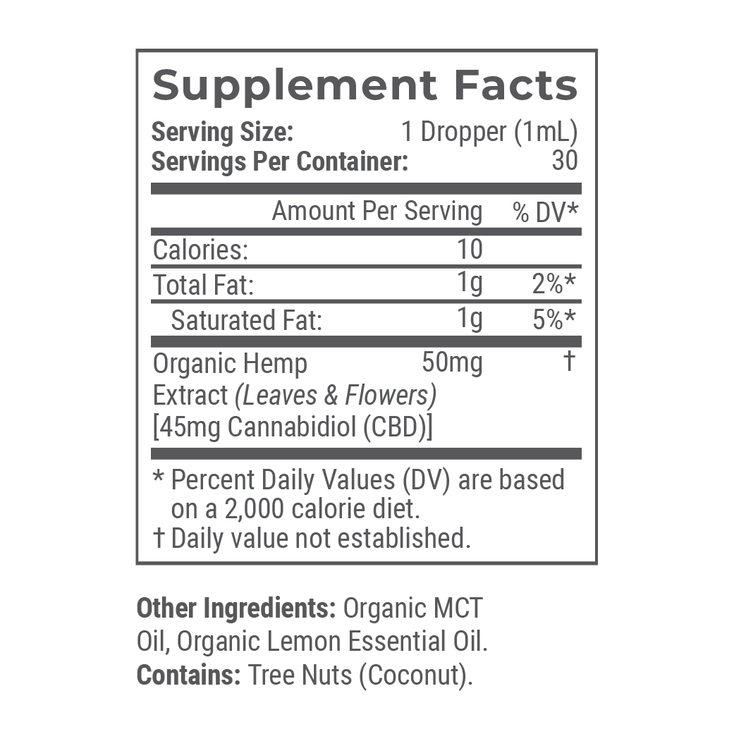 Organic CBD Tincture A4141