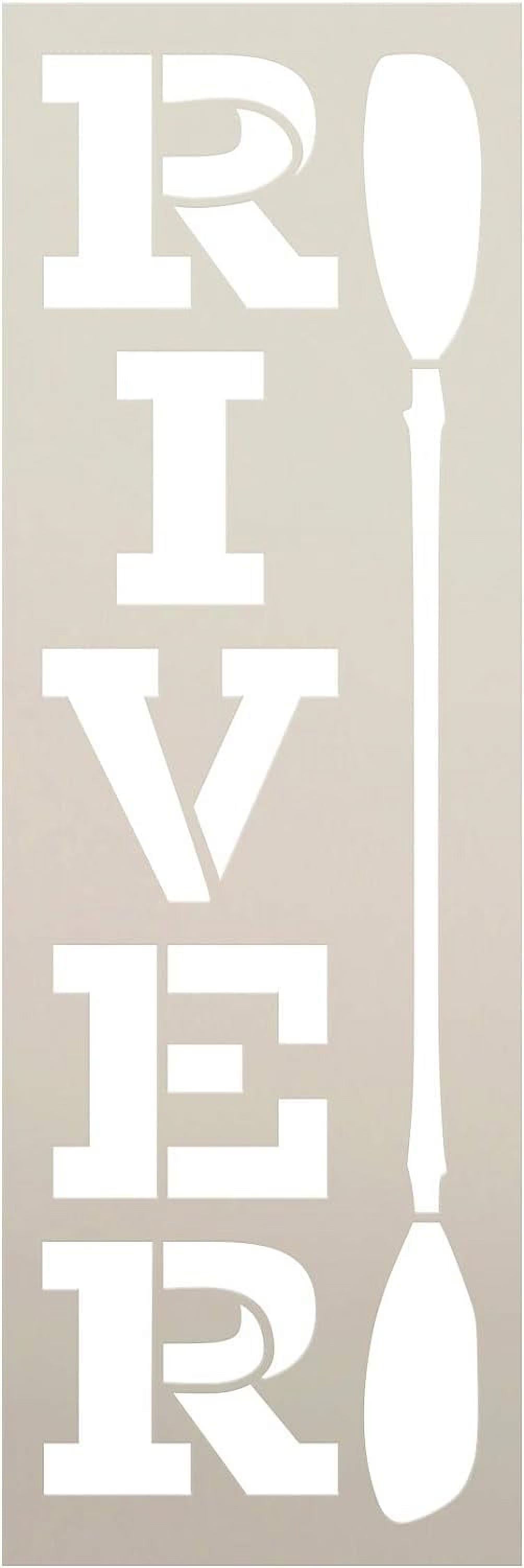 Reusable Mylar Stencil, 2 X 6 Inch E685893