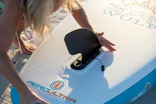 Inflatable Stand Up Paddle Board Kit with Adjustable Paddle Travel Bag Pump Leash K581