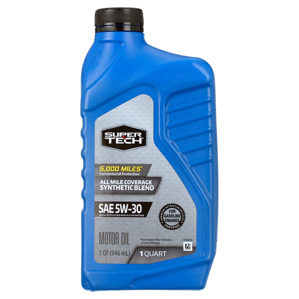 Synthetic Blend Motor Oil SAE 5W-30, 1 Quart E349824