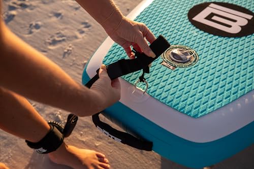 Inflatable Stand Up Paddle Board Kit with Adjustable Paddle Travel Bag Pump Leash K581
