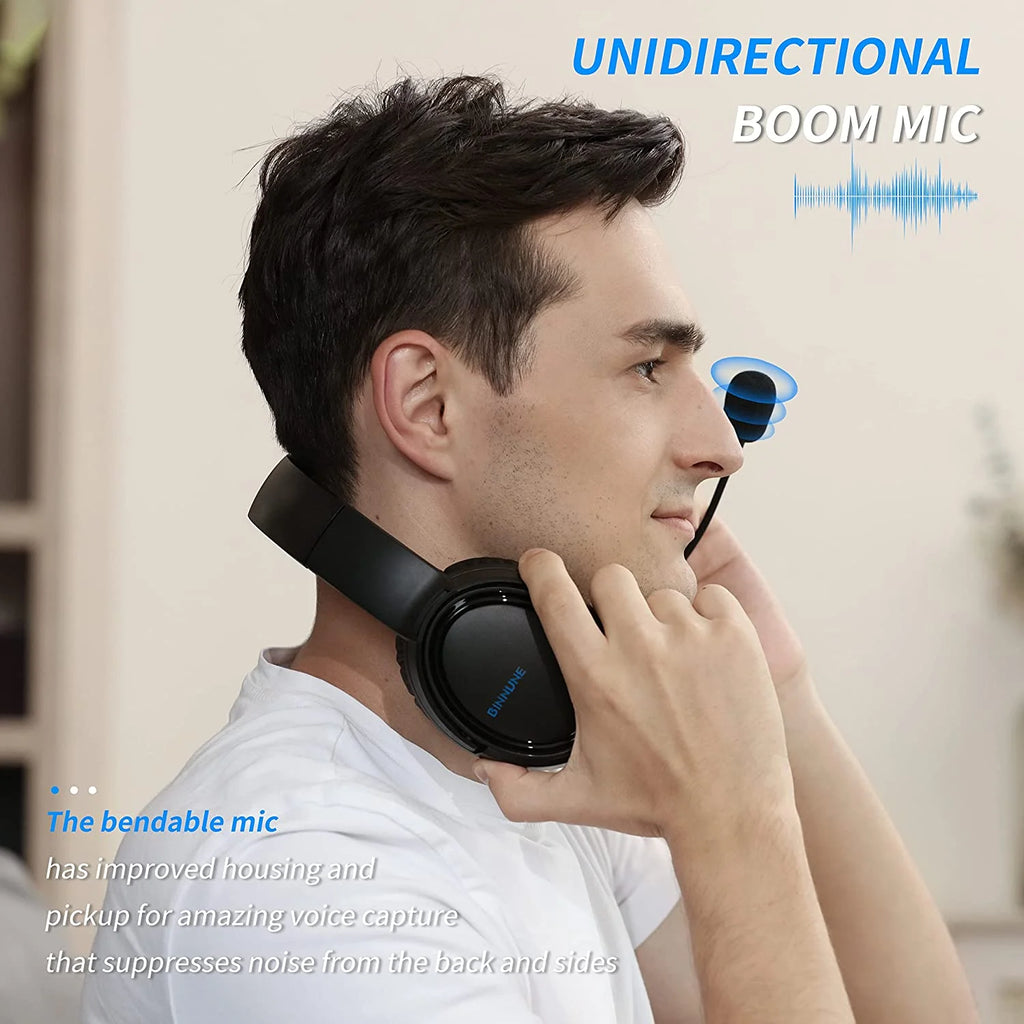 Blue Wired Headset with Mic V50933
