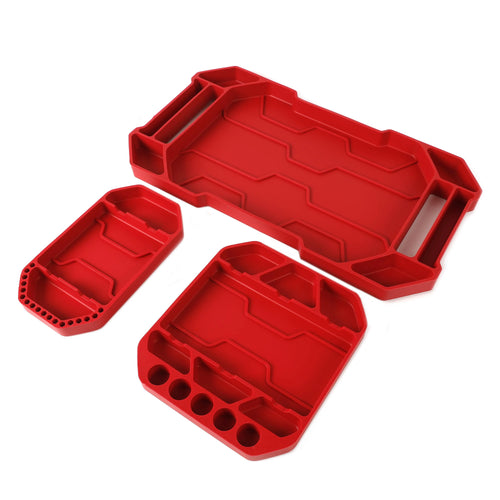 3-Piece Silicone Tool Organizer Tray L290420