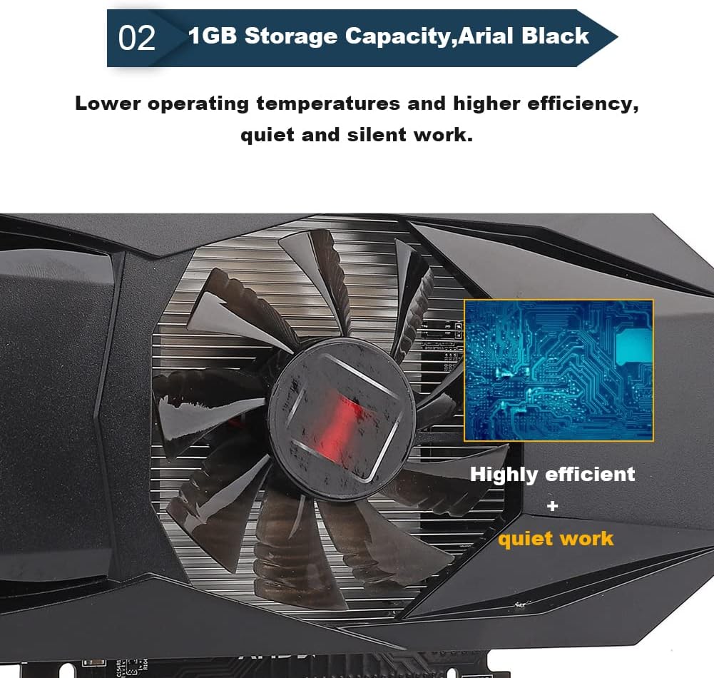 1GB DDR5 PCI Express 3.0 Gaming Graphics Card U2960
