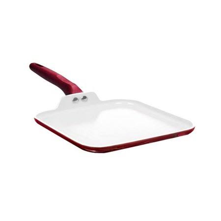 Red 11 inch Non-Stick Griddle U494