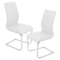 Set Of 2 White Dining Chair N75072