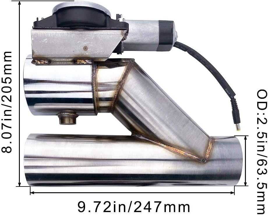 2.5 Inch Stainless Steel Exhaust Pipe Kit J9604