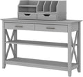 Cape Cod Gray Console Table with Storage Y572