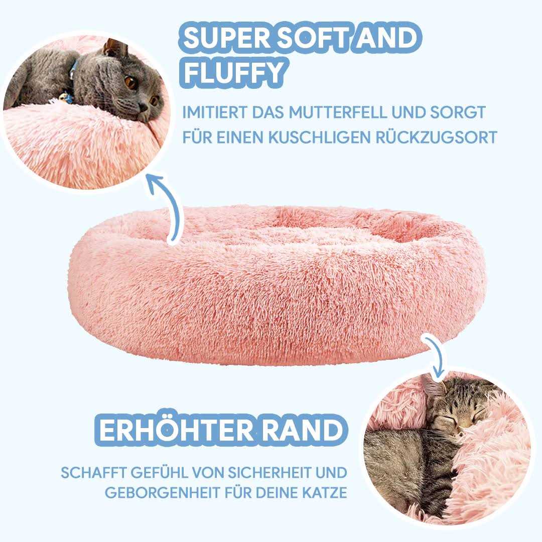 Grey Anti Anxiety Cat Bed H5768