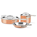 5 Piece Copper Cookware Set F797