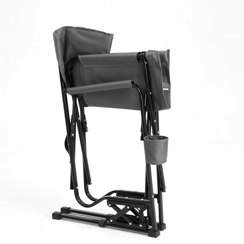 Blue Folding Camping Chair with Cup Holder I392759