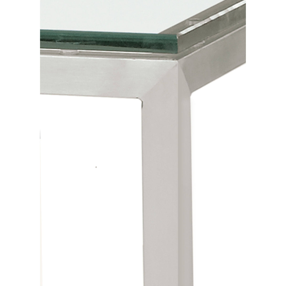 Modern Parsons 4 Person Patio Bar Table with Clear Tempered Glass Top and Graphite Base G443463