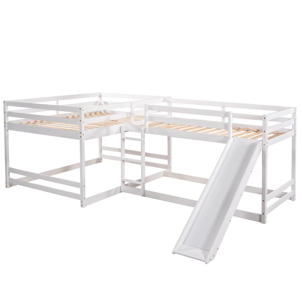 Wood Twin and Full Bunk Beds D802
