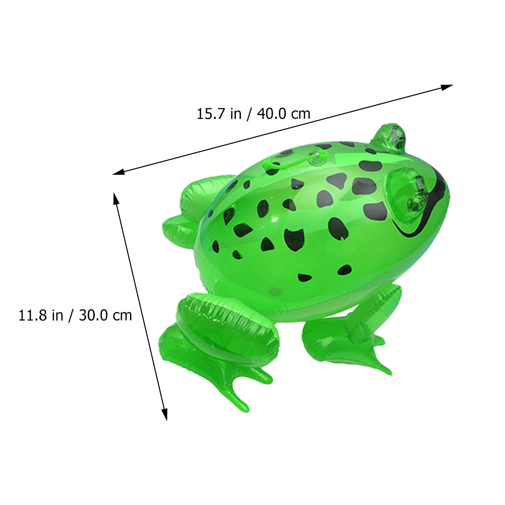Luminous Inflatable Frog Toys Party Decor Funny Blow Up Toy P80510