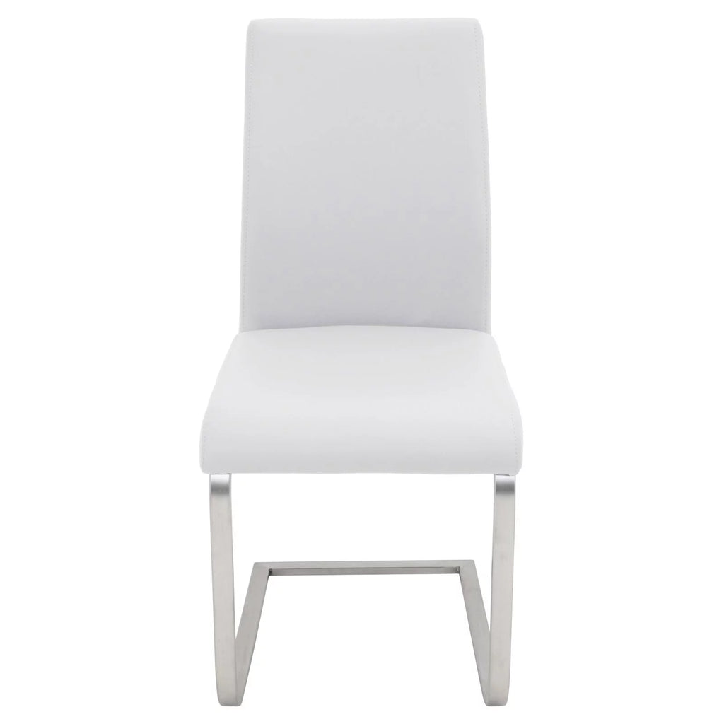 Set Of 2 White Dining Chair N75072