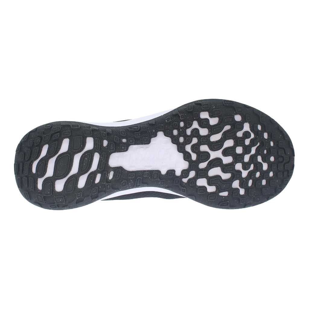 Black/White-Dark Smoke Grey Running Shoes U385