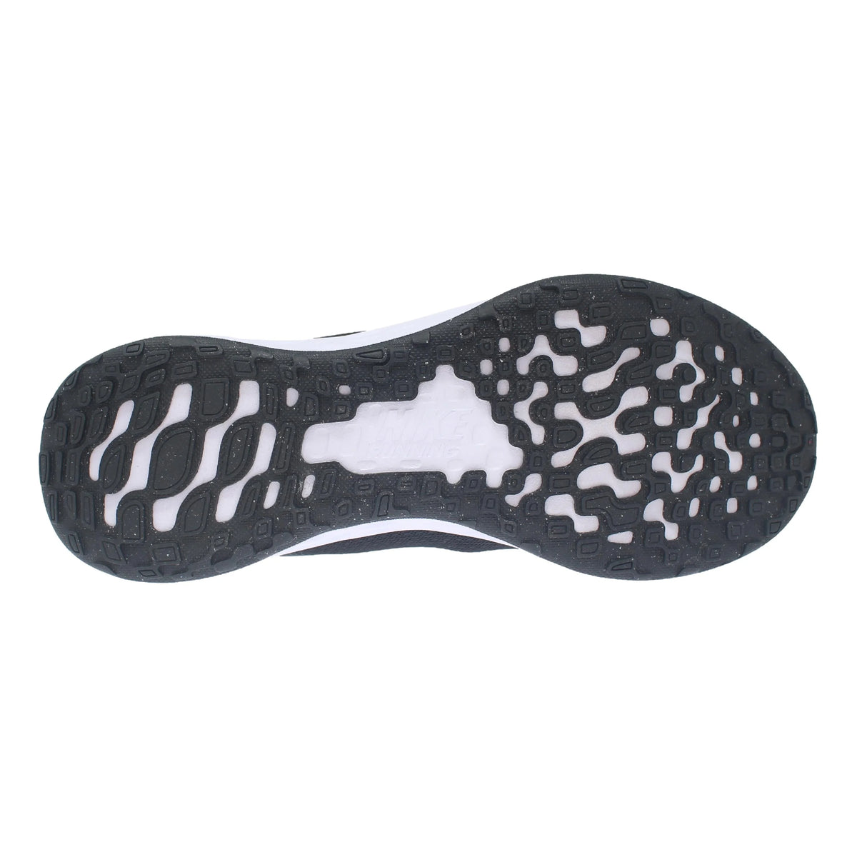 Black/White-Dark Smoke Grey Running Shoes U385