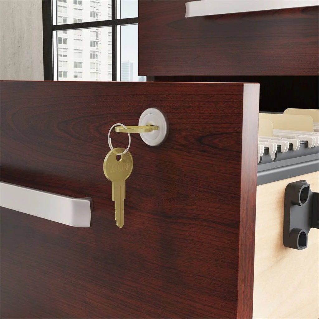 Engineered Wood 3-Drawer Mobile Filing Cabinet F593