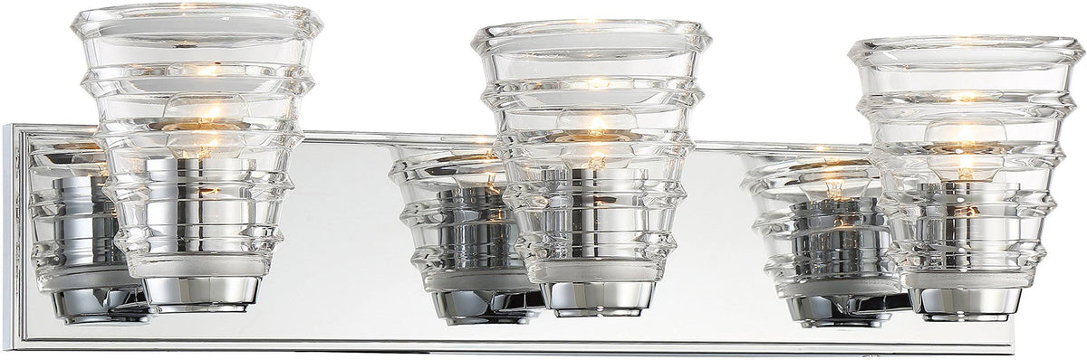 Chrome 3 Light Bath O847