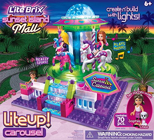 Lite Brix Carousel Playset Y1713