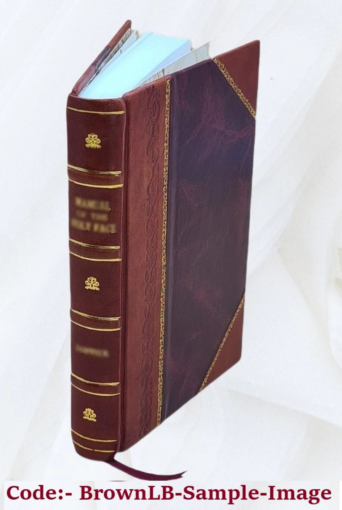 1915 Leather Bound Book J7866