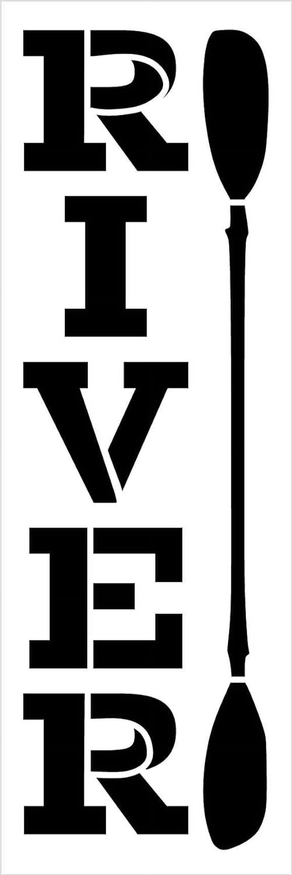 Reusable Mylar Stencil, 2 X 6 Inch E685893