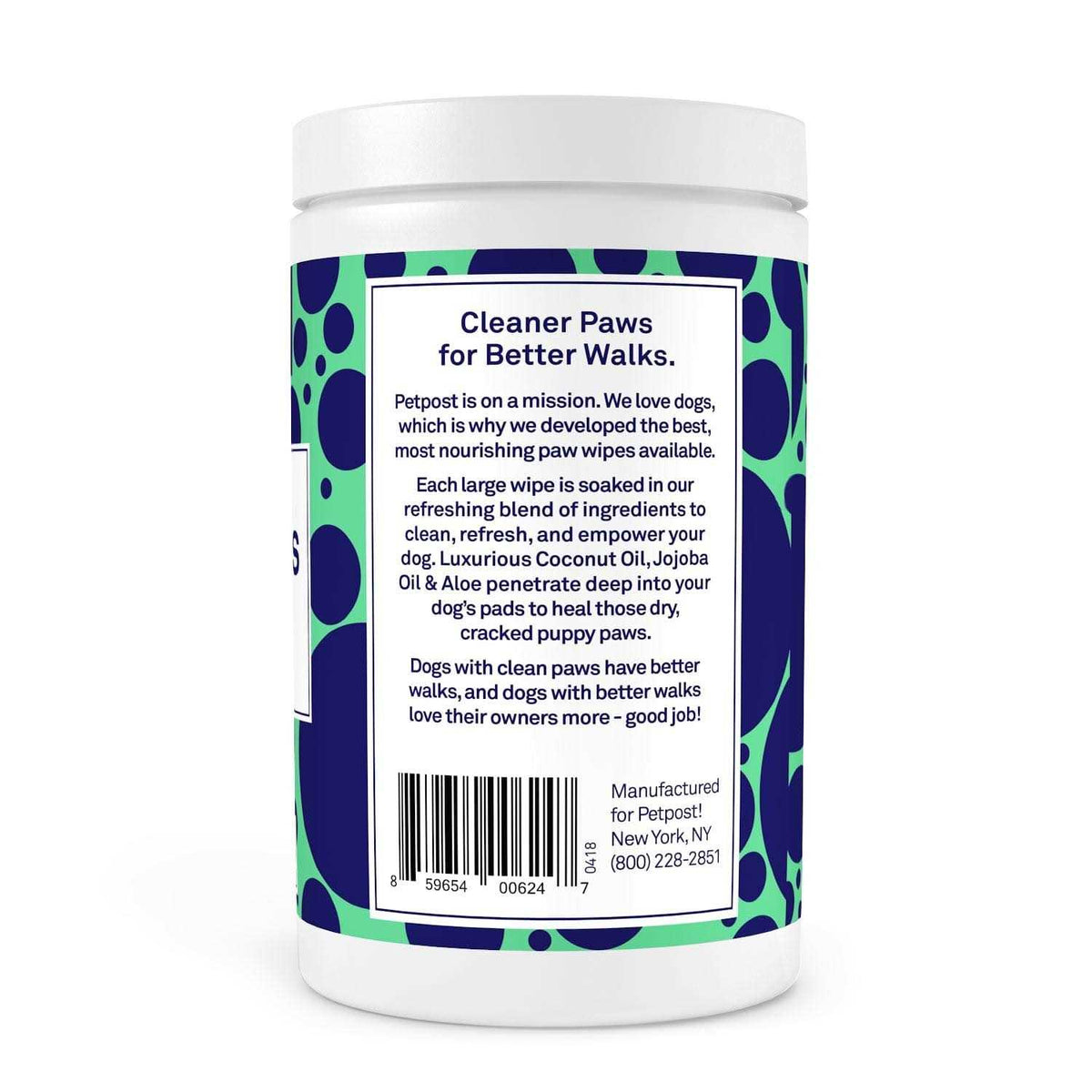 Dog Paw Cleaner with Coconut Oil, Jojoba Oil, and Aloe R960542